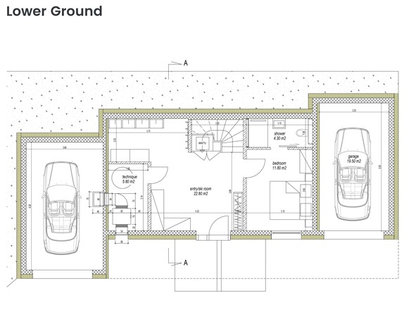 Floorplan - Chemin de l'Ancien Stand 2, 1987 Hérémence